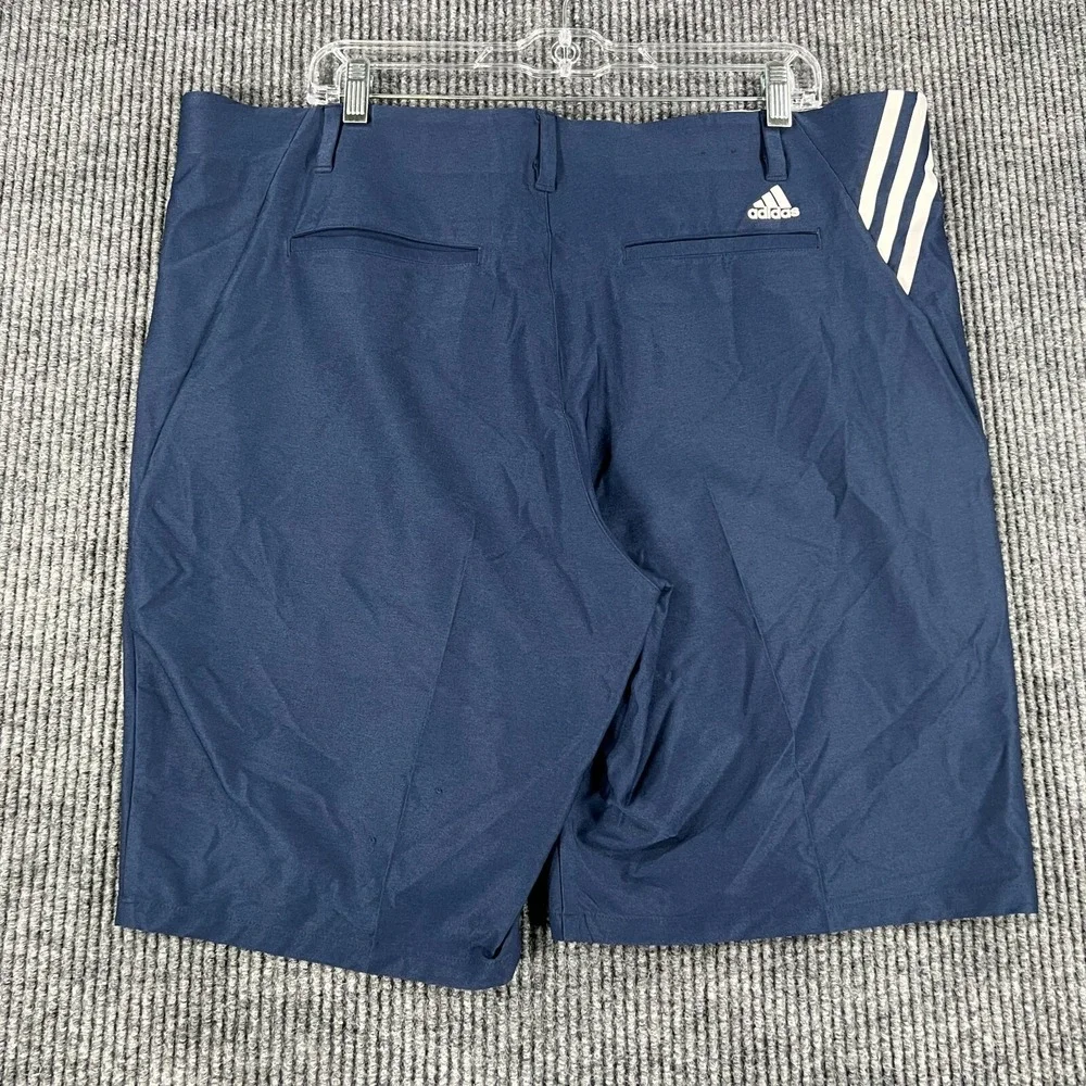Adidas Mens Shorts 38 Blue Golf Chino 9